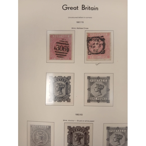 79 - Great Britain. A collection of Great Britain in ten volumes including one-country album with 1840 1d... 