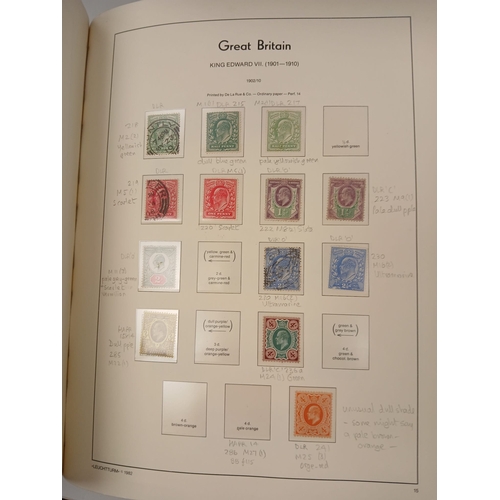 79 - Great Britain. A collection of Great Britain in ten volumes including one-country album with 1840 1d... 