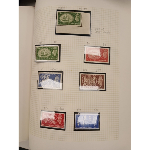 80 - Great Britain. A collection of Great British Stamps in eighteen volumes, with better noticed includi... 