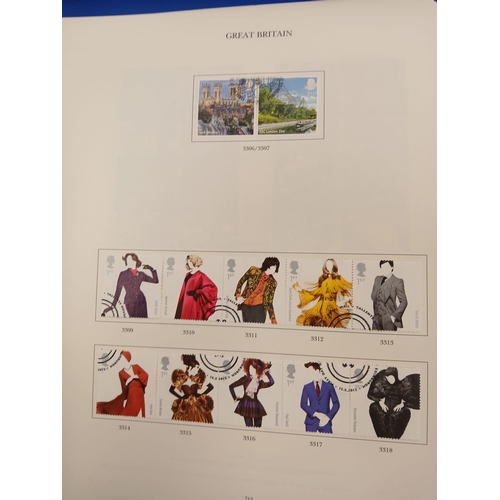 80 - Great Britain. A collection of Great British Stamps in eighteen volumes, with better noticed includi... 