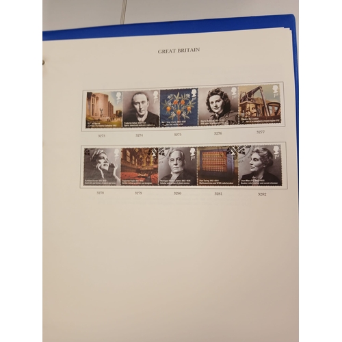 80 - Great Britain. A collection of Great British Stamps in eighteen volumes, with better noticed includi... 