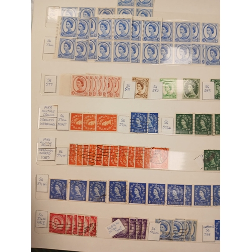 80 - Great Britain. A collection of Great British Stamps in eighteen volumes, with better noticed includi... 