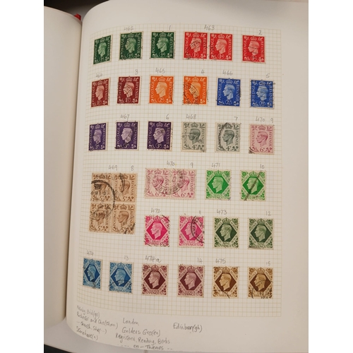 80 - Great Britain. A collection of Great British Stamps in eighteen volumes, with better noticed includi... 