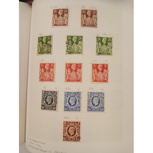 80 - Great Britain. A collection of Great British Stamps in eighteen volumes, with better noticed includi... 