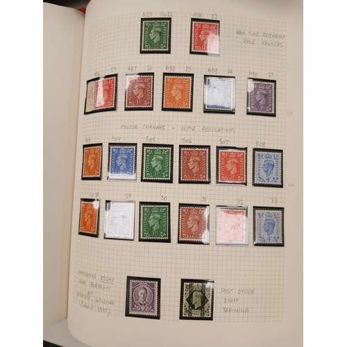 80 - Great Britain. A collection of Great British Stamps in eighteen volumes, with better noticed includi... 