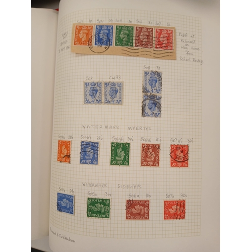 80 - Great Britain. A collection of Great British Stamps in eighteen volumes, with better noticed includi... 