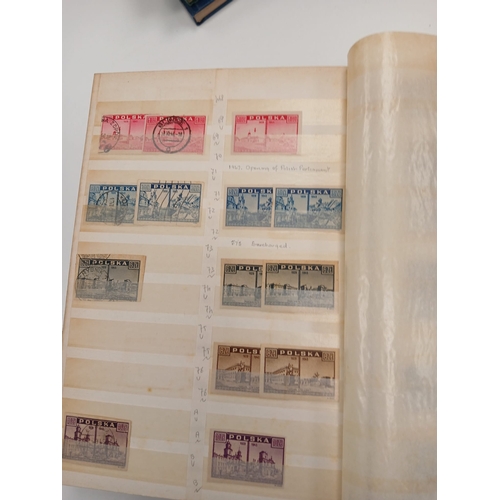 85 - World. A collection / stock of world stamps in nineteen stockbooks / albums etc, noted useful stock ... 