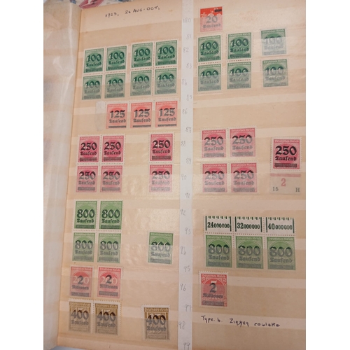 85 - World. A collection / stock of world stamps in nineteen stockbooks / albums etc, noted useful stock ... 