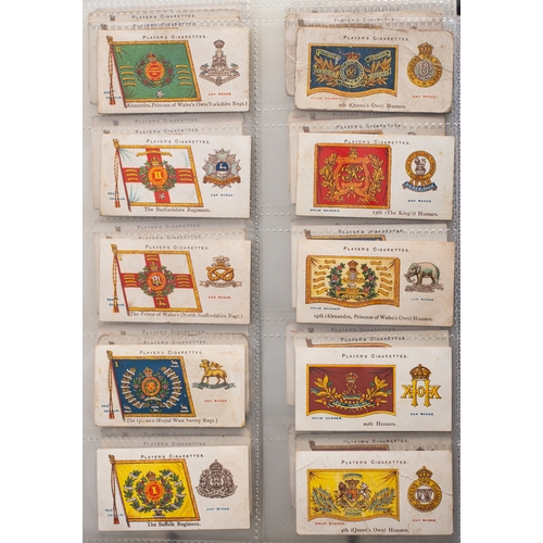 9 - Five albums of sets and parts sets of Players cigarette cards,  various subject matter arranged in a... 