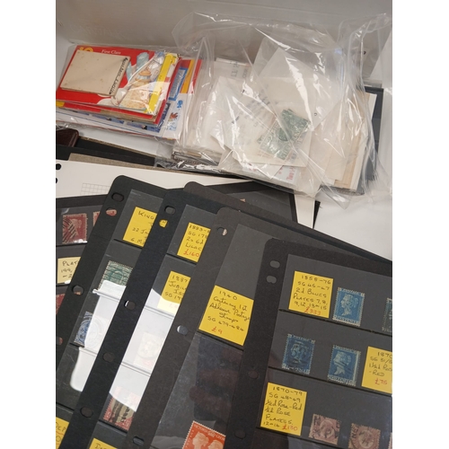 90 - Great Britain and World. A range of material in two boxes, with strength in Great Britain on album p... 