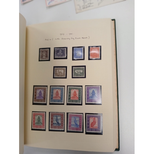 99 - Nepal and RAF. A collection of stamps from Nepal written up in green Senator Medium album, including... 