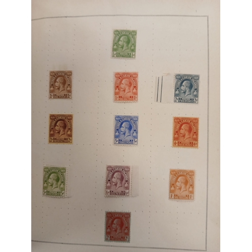 103 - World and China. A collection of world stamps in three albums, with strength in an intact Lincoln al... 