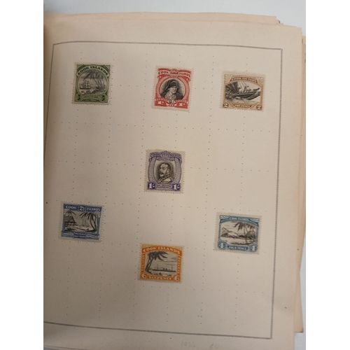 103 - World and China. A collection of world stamps in three albums, with strength in an intact Lincoln al... 