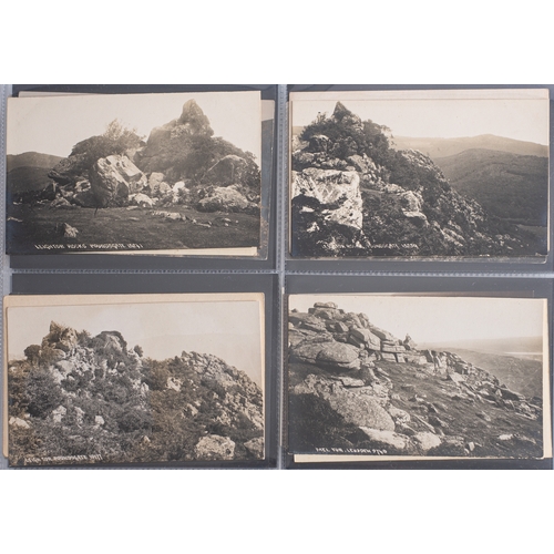 10A - Two albums of early 20th century and later postcards of Dartmoor and environs, including several car... 