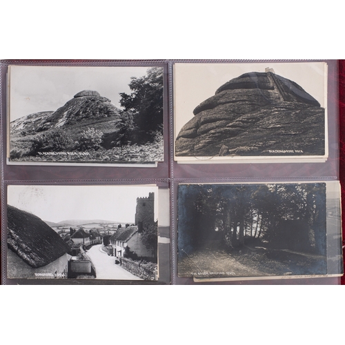 12A - Two albums of early 20th century and later postcards of Dartmoor and environs, comprising views of '... 