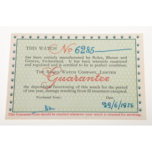 464 - Rolex Oyster Perpetual a gentleman's stainless-steel wristwatch the dial having raised baton numeral... 