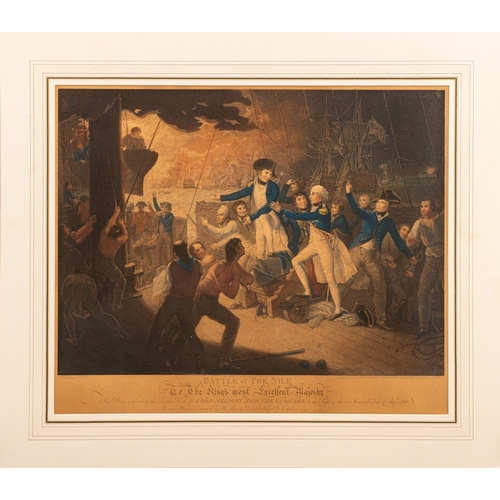 After Daniel Orme (British, c1766 - 1832) - 'Battle of the Nile ...