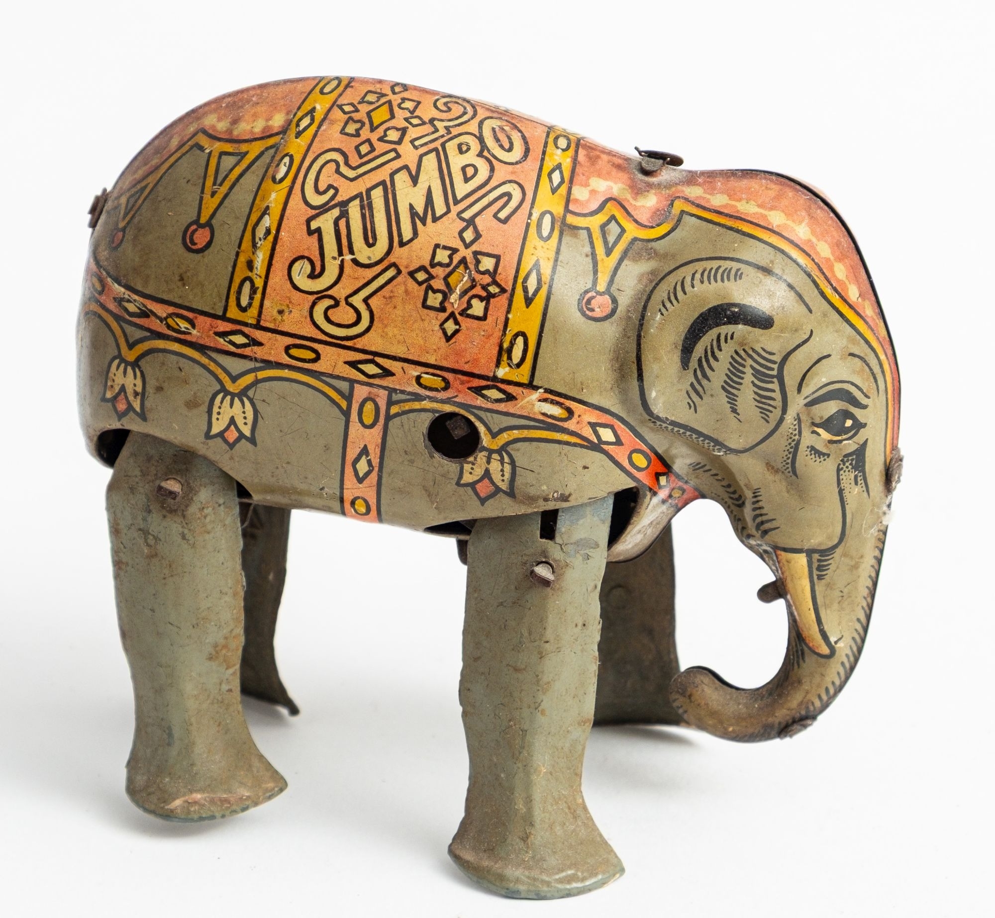 Blomer & Schuler, tin plate clockwork Jumbo elephant