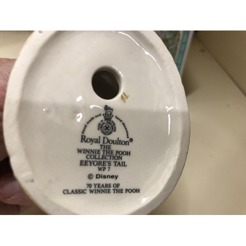 212 - Royal Doulton Winnie the Pooh series - Eeyore's tail, boxed