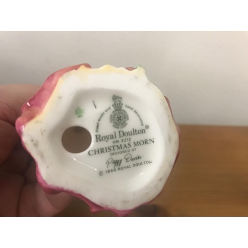 223 - Royal Doulton small figure - Christmas Morn HN 3212