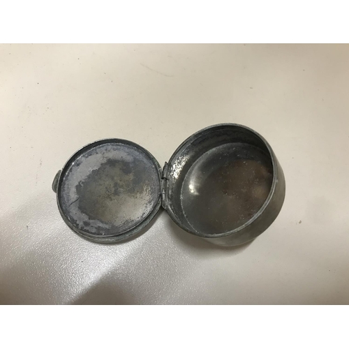 150 - St George & Dragon white metal pill box