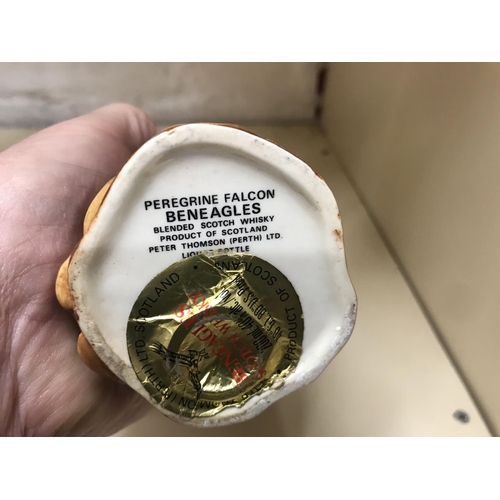 191 - Beswick Peregrine Falcon whisky decanter with contents