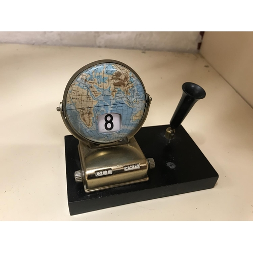 155 - Vintage perpetual desk calendar
