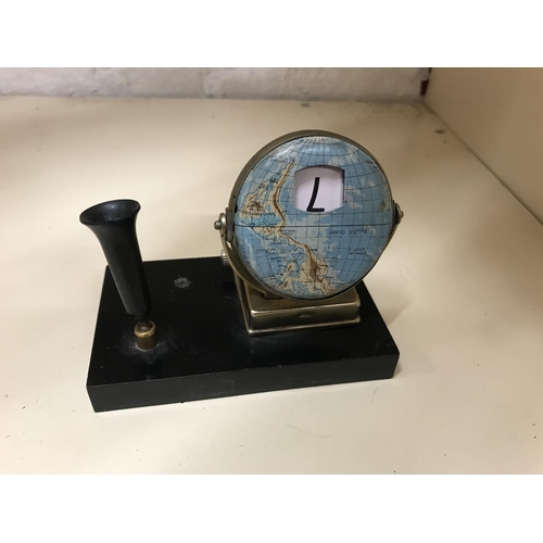 155 - Vintage perpetual desk calendar