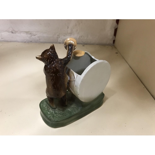 229 - Vintage seaside souvenir - Hastings Bear, minor wear