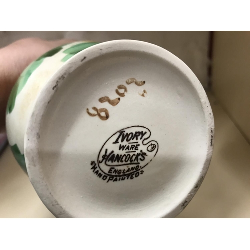 102 - Art Deco Hancocks Ivory ware vase