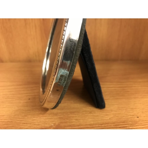 287 - Hall Marked Silver Oval Photo frame, 4 x 3