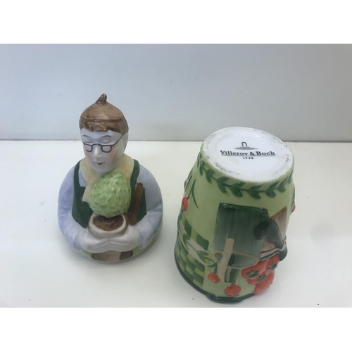 285 - Villeroy & Boch 'Gardener' lidded pot