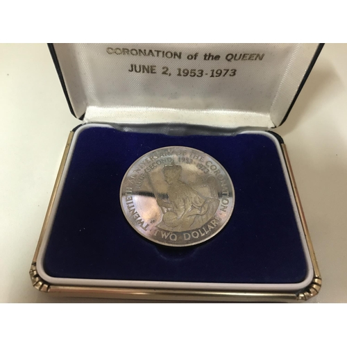 197 - Silver Cook Islands 20th Anniversary of QE11 Coronation, 25.6g