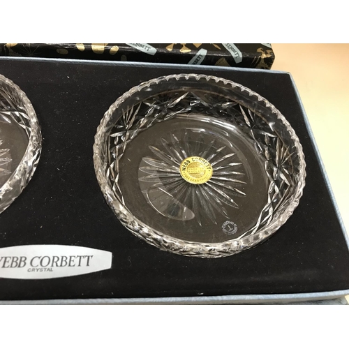 280 - Webb Corbett boxed vintage lead crystal 4