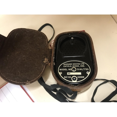 310 - Weston Master 11 Light Meter, 2 sided & case