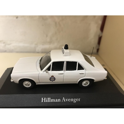 85 - 1/43 Scale die cast model - Hillman Avenger - West Yorkshire Police (Atlas)