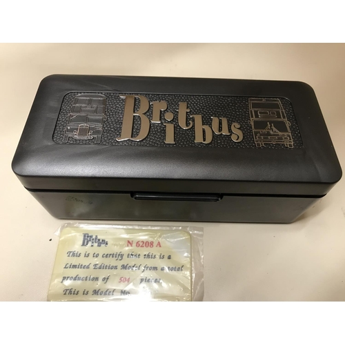 205 - Britbus Die cast Bus with box & certificate