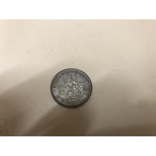 295 - Silver 1940 English shilling