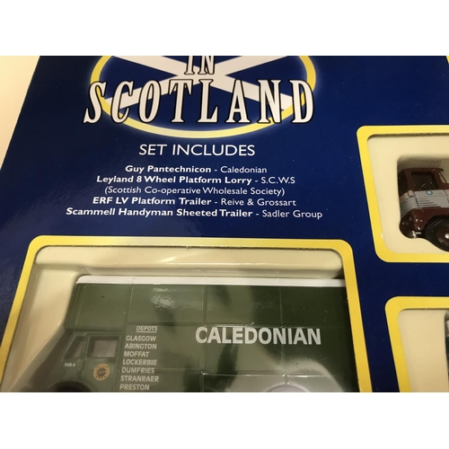 297 - Lledo Trackside Scotland, four vehicle set, boxed