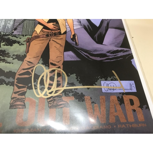 299 - Walking Dead signed Comic with Certificate, mint