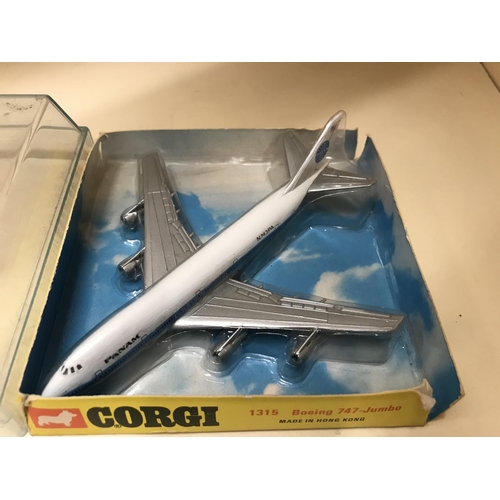 188 - Corgi Boeing 747 Jumbo (top of box frosted)