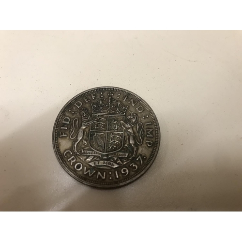 76 - Silver George V Crown, 1937