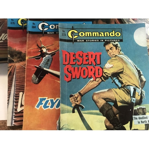 105 - 20+ c1960's Commando Comic Books