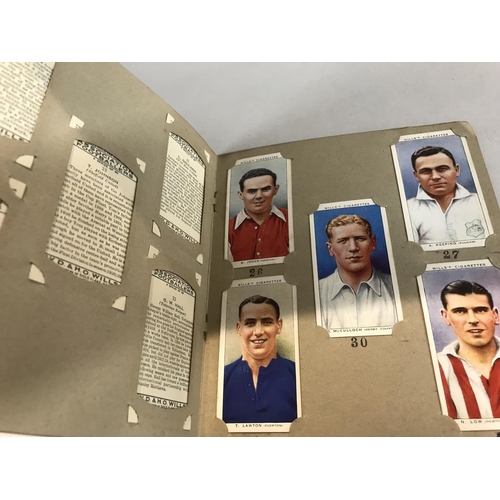 207 - Cigarette Card Album - Association Football, cards loose, missing numbers 9,18,19