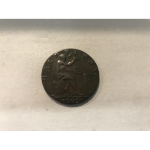 27 - 1792 Wilkinson Half Penny Trade Token