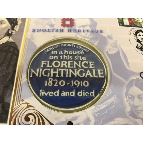 239 - Signed Florence Nightingale Plaque Cover