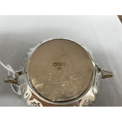 61 - Hall marked Silver 2-handled bowl (3