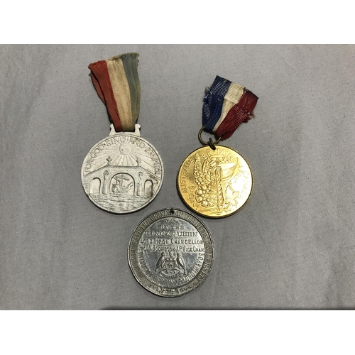 93 - Commemorative Medals (3) - Opening of Leeds University, Empire Day 1927 & Jubilee 1935