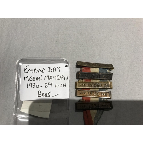 97 - Empire Day Medal May 24th with 1930-34 Bars