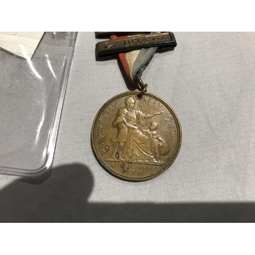 97 - Empire Day Medal May 24th with 1930-34 Bars